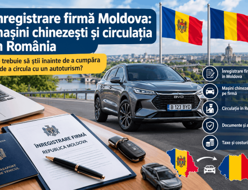 Mașini chinezești în România pe firmă înregistrată în Republica Moldova
